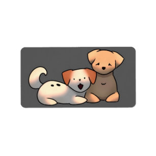 Stickers of puppies