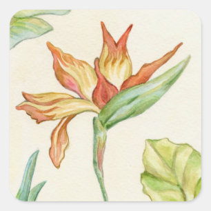 Stickers Oiseau de fleurs Paradise