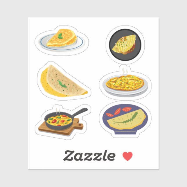 Stickers Omelette (Feuille)