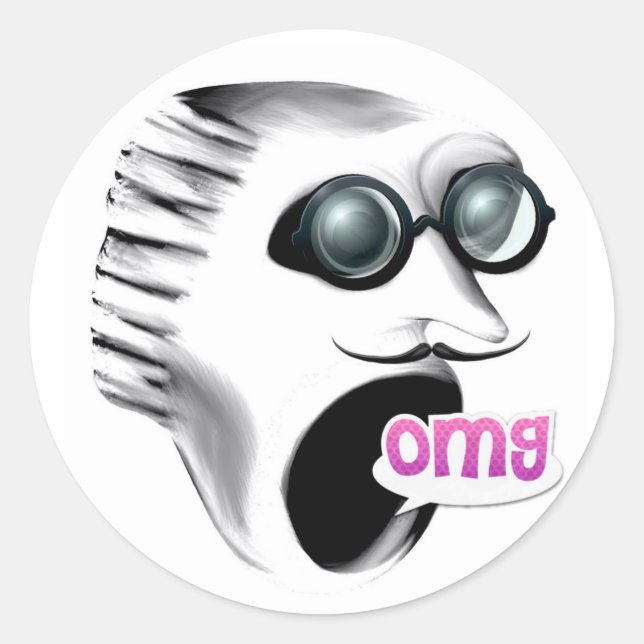 Stickers OMG de cri (Devant)