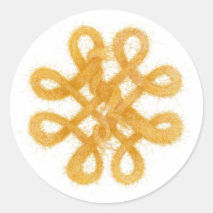 Stickers OR CELTIC KNOT petits ronds