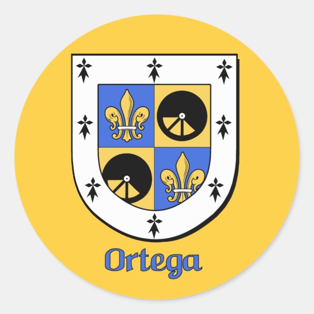 Stickers Ortega Family Shield (Devant)