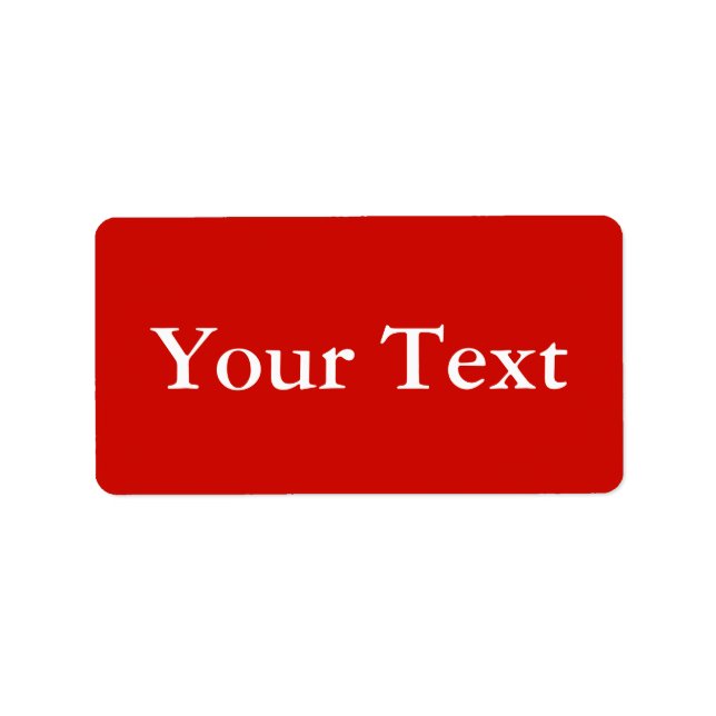 Stickers ou Étiquettes rouges et blancs avec texte (Devant)