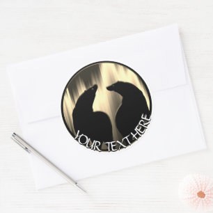 Stickers Ours Art Lumières Nord Stickers Ours