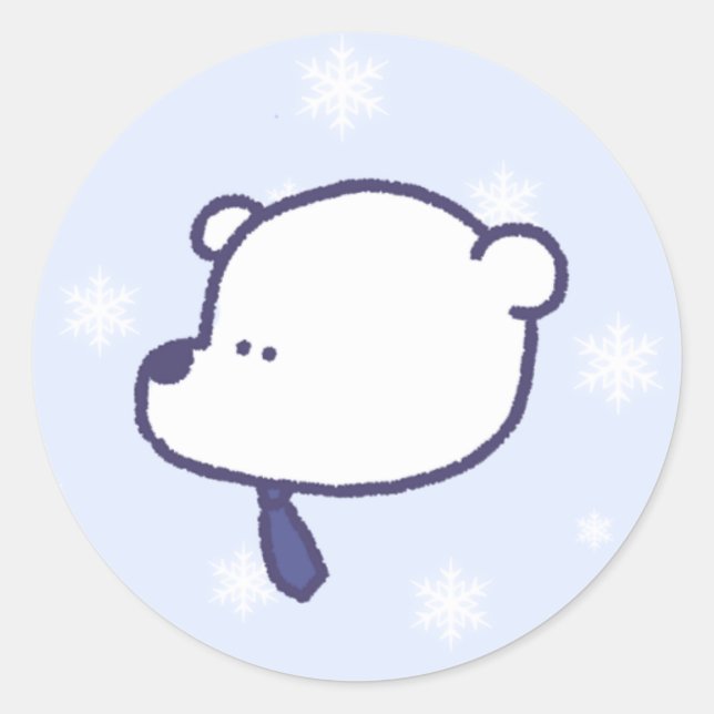 Stickers Ours de glace (Devant)