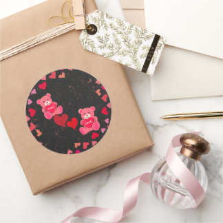 Stickers Ours et Coeur de Charme