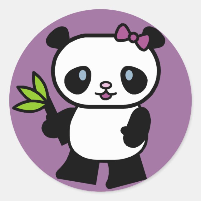 Stickers Ours Panda (Devant)