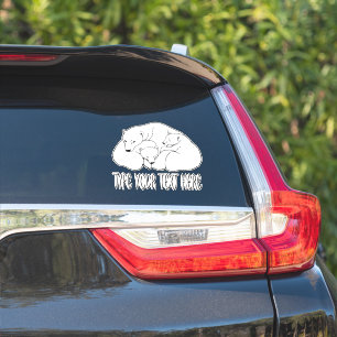 Stickers Ours Polaire Draps Cube Ours Personnalisé
