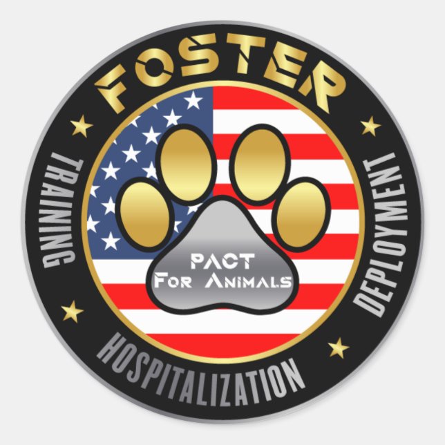 Stickers PACT Dark Classic (Devant)