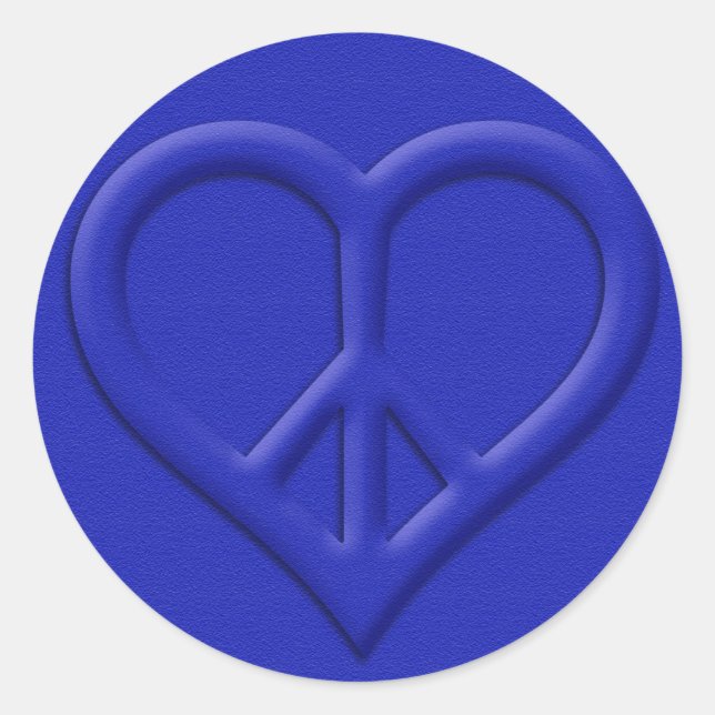 Stickers Paix et amour (Devant)