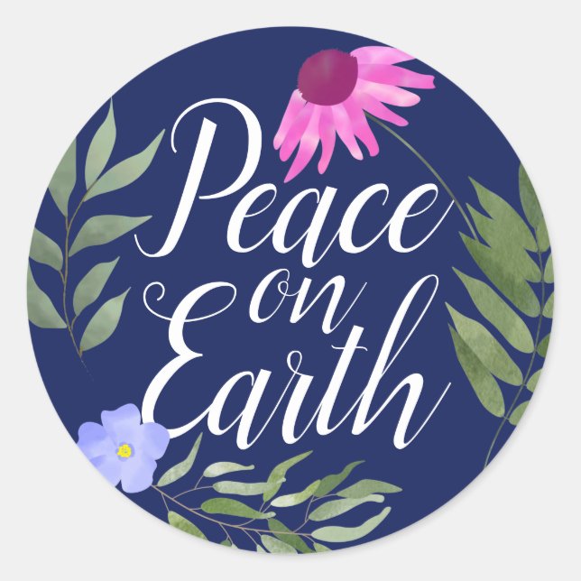 Stickers Paix sur Terre (Devant)
