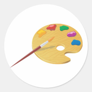 Stickers Palette Peintres
