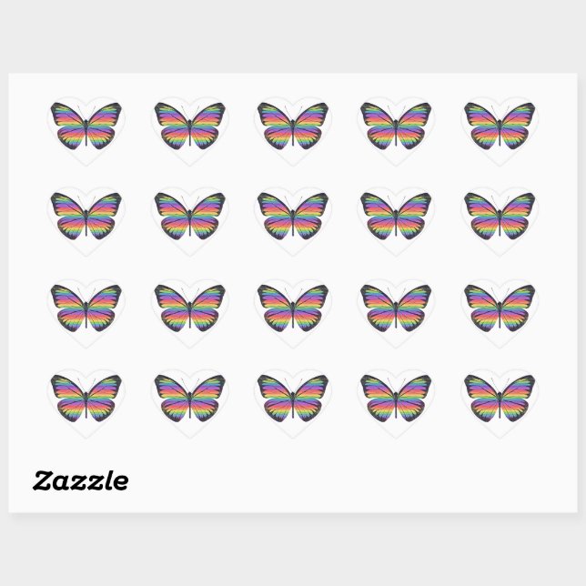 Stickers Papillon (Feuille)