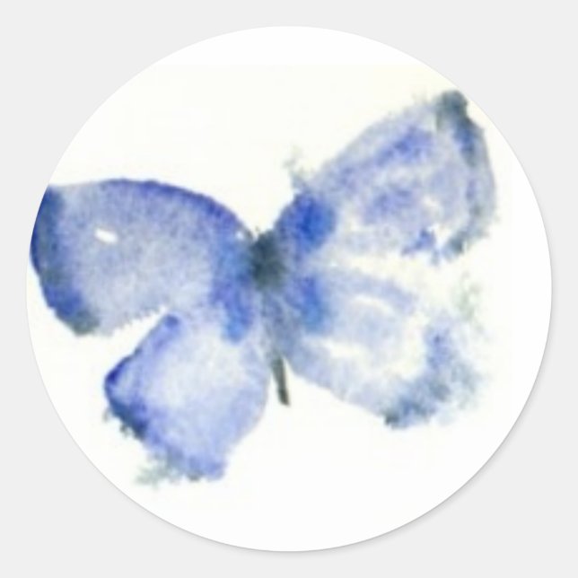 Stickers Papillon bleu (Devant)