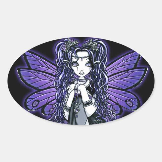 Stickers papillon gothique "Kiara" (Devant)