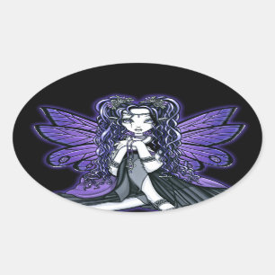 Stickers papillon gothique "Kiara"