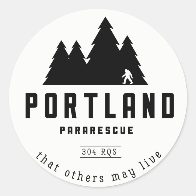 Stickers Pararescue Portland (Devant)
