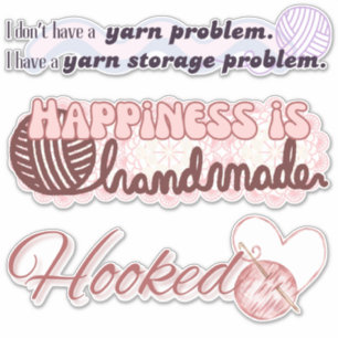 Stickers pare-chocs Crochet