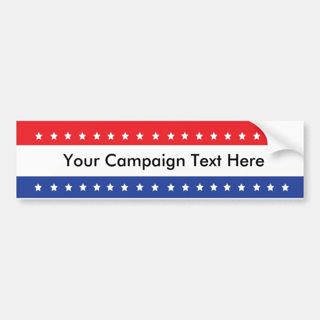 Stickers pare-chocs de campagne personnalisés (Devant)
