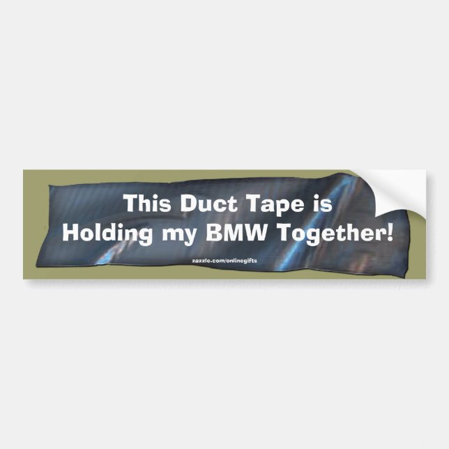Stickers pare-chocs Duct amusant pour voitures BMW (Devant)