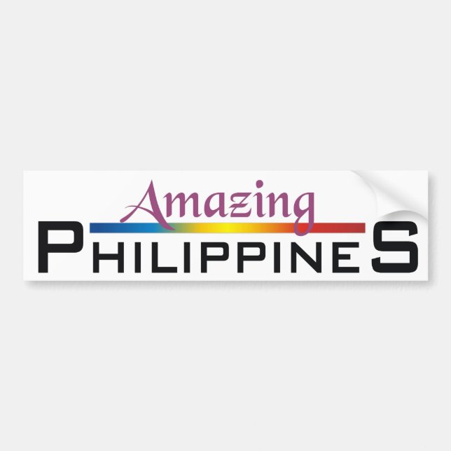 Stickers pare-chocs Extraordinaires aux Philippine (Devant)