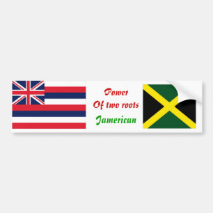 stickers pare-chocs jamaïcains britanniques