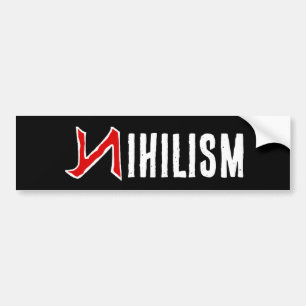 Stickers pare-chocs nihilisme