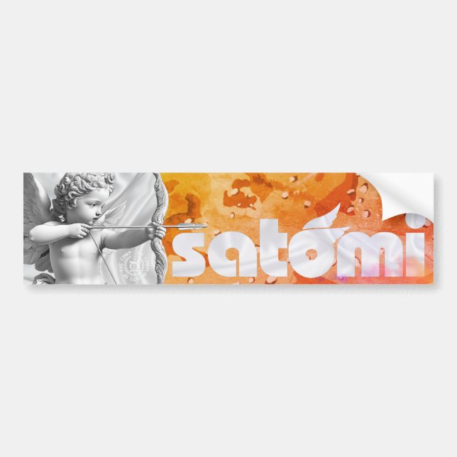 Stickers pare-chocs satomi moto "OG GOLD" (Devant)