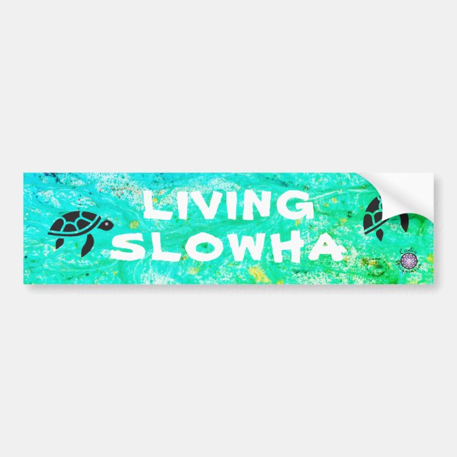 Stickers pare-chocs Slowha Living (Devant)