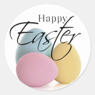 Stickers Pastel Elegant OEuf de Pâques