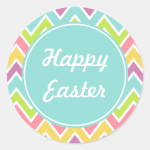 Stickers Pastel Happy Pâques