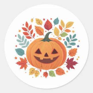 Stickers Patch citrouille