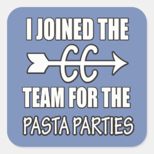 Stickers Pâtes de cross-country Running Party Cade