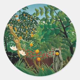 Stickers Paysage exotique Henri Rousseau