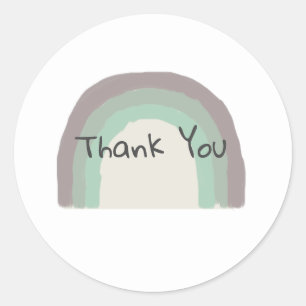 Stickers peinture Rainbow Green Ombre