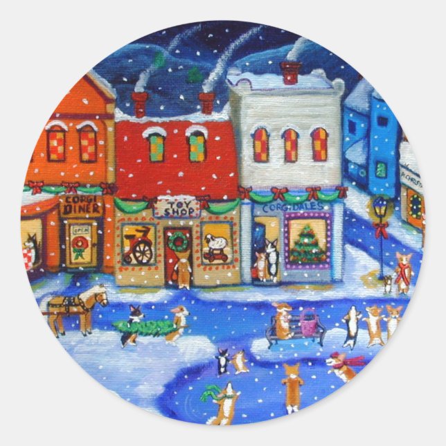 Stickers Pembroke Welsh Corgi (Devant)