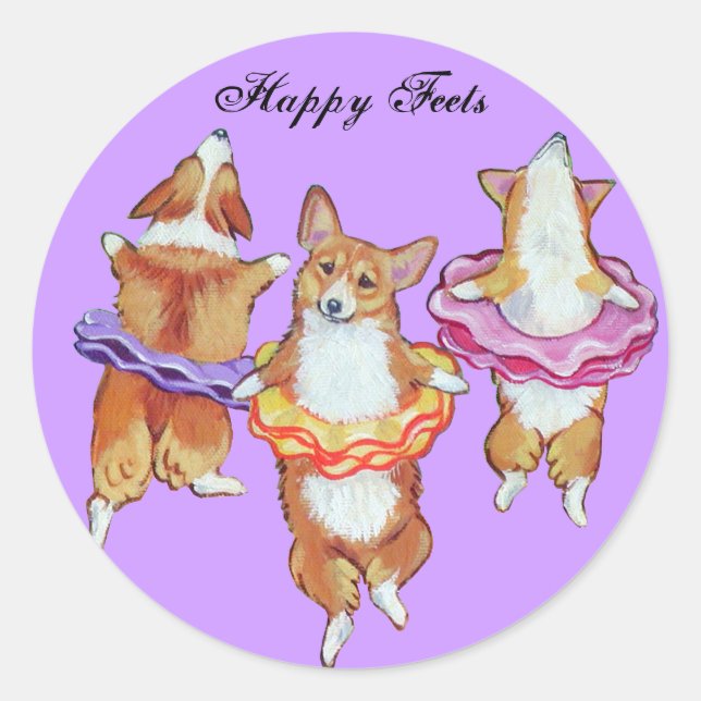 Stickers Pembroke Welsh Corgi (Devant)