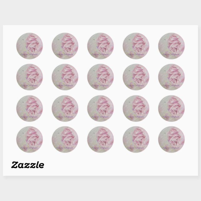 Stickers Peony et Fleurs sauvages (Feuille)