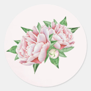 Stickers Peony rose