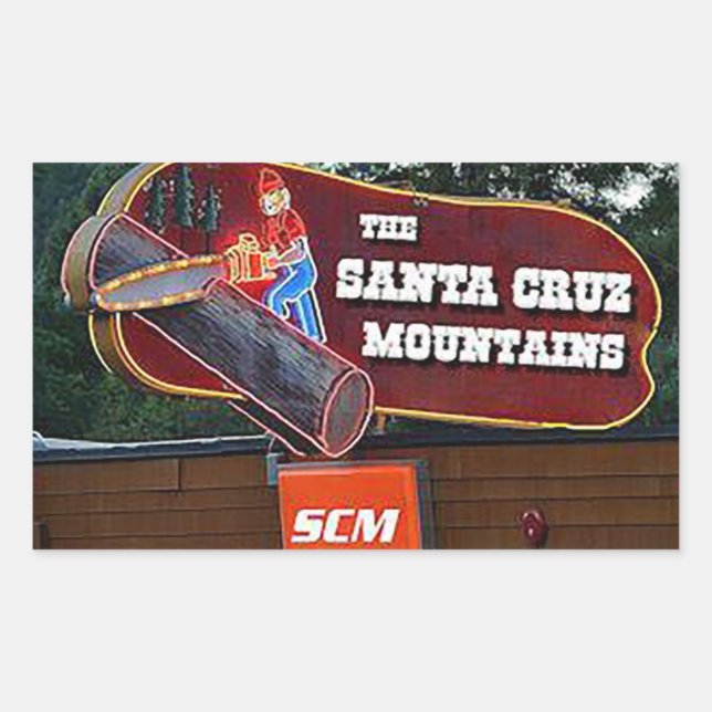Stickers père Noël Cruz Mountains (Devant)