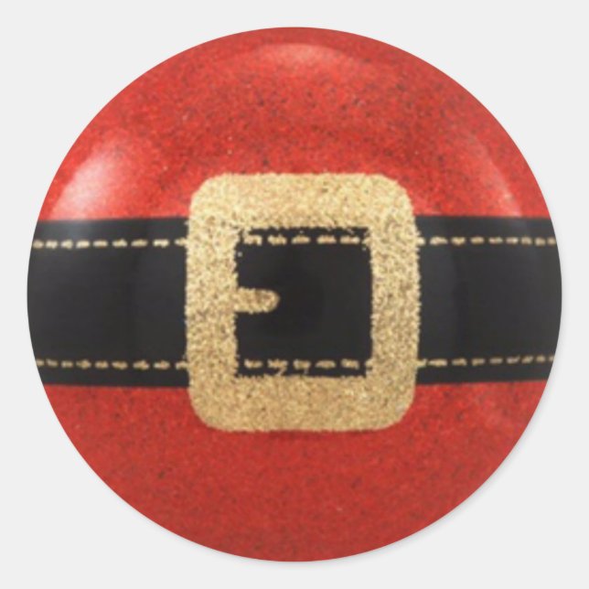 Stickers Père Noël personnalisés (Devant)