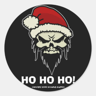 Stickers Père Noël tordus