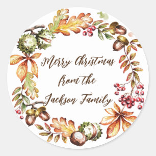Stickers Personnaliser - Wreath Woodland