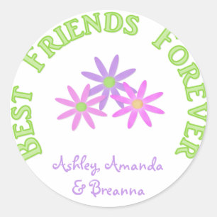 Stickers Personnalisés Best Friends Forever