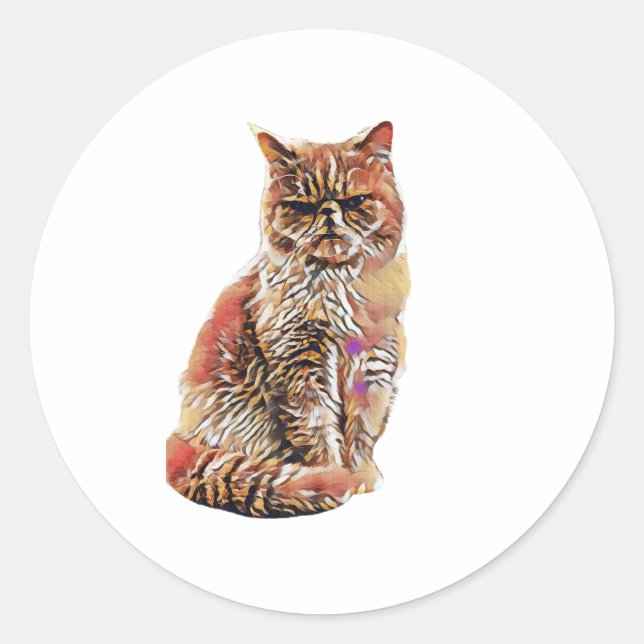 Stickers personnalisés de la photo de votre animal (Devant)
