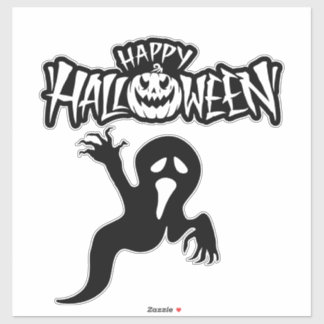 Stickers personnalisés Happy Halloween