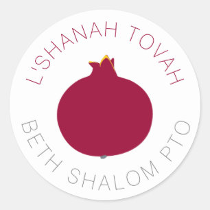 Stickers personnalisés rouge grenade