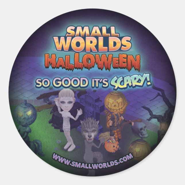 Stickers Petit Monde Halloween (Devant)