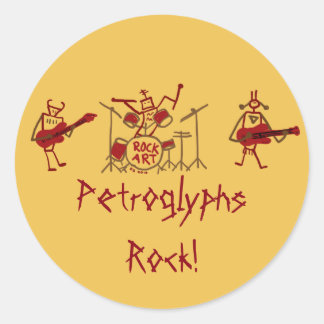 Stickers Petroglyphes Rock Band