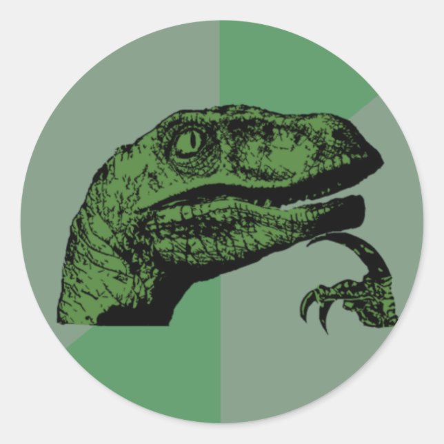 Stickers Philosoraptor (Devant)